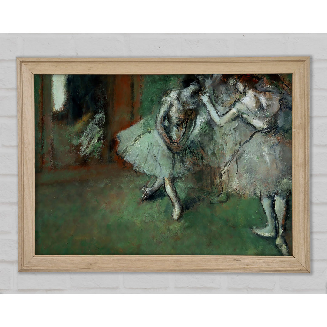 Eine Gruppe von Tänzern von Degas - Einzelne Bilderrahmen Kunstdrucke