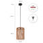 Powellville 1-Light Cylinder Pendant-663548238-663227078