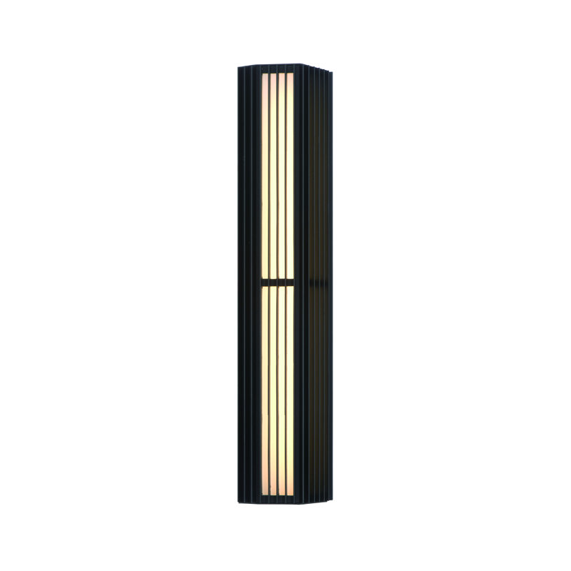 Morton, Outdoor, 24", Sand Black, Clear Glass, 24"