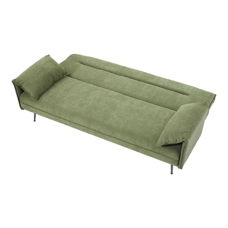 2 Seater Sofa Bed, Green