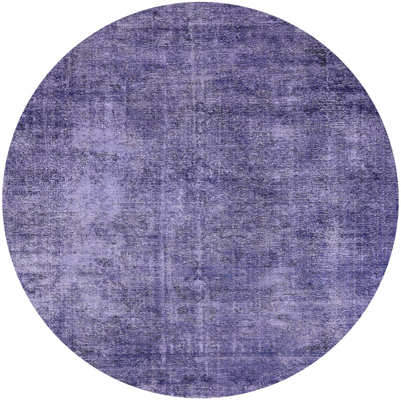 Abstract Indoor Rug, Round 8'
