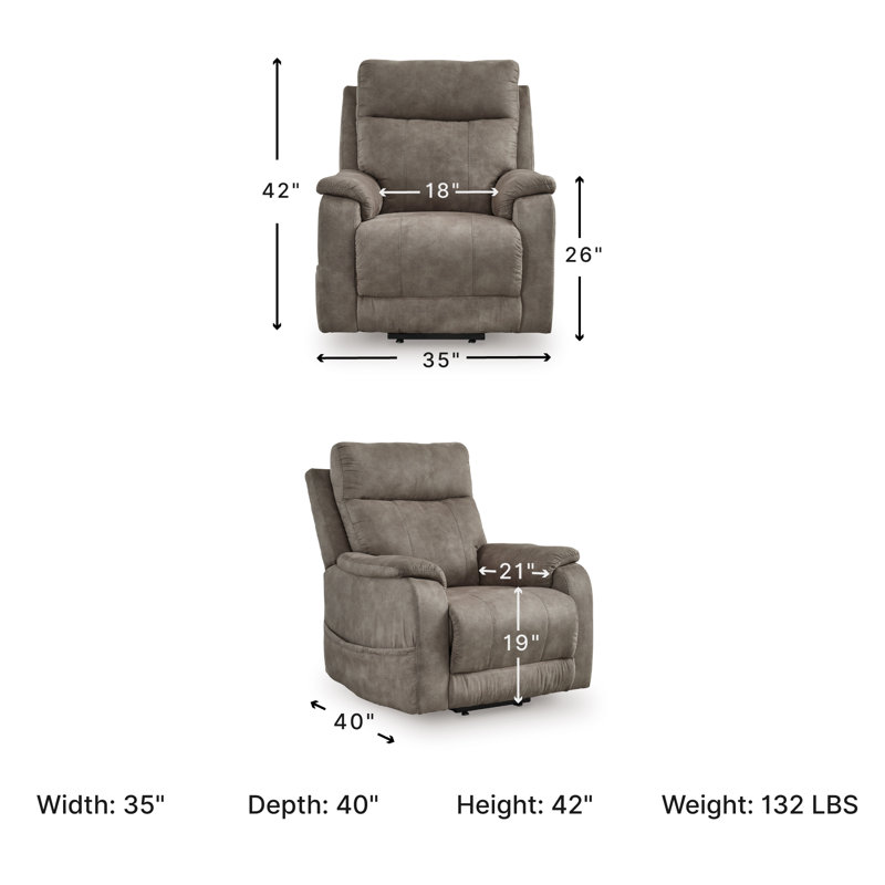 Cullum Power Lift Recliner, Gray
