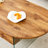 Natural Oval Double Drawer Coffee Table - 43.3"X23.6" Multi-Functional Design.Coffee Table With Double Drawers. The Board Surface Is MDF Sticker
