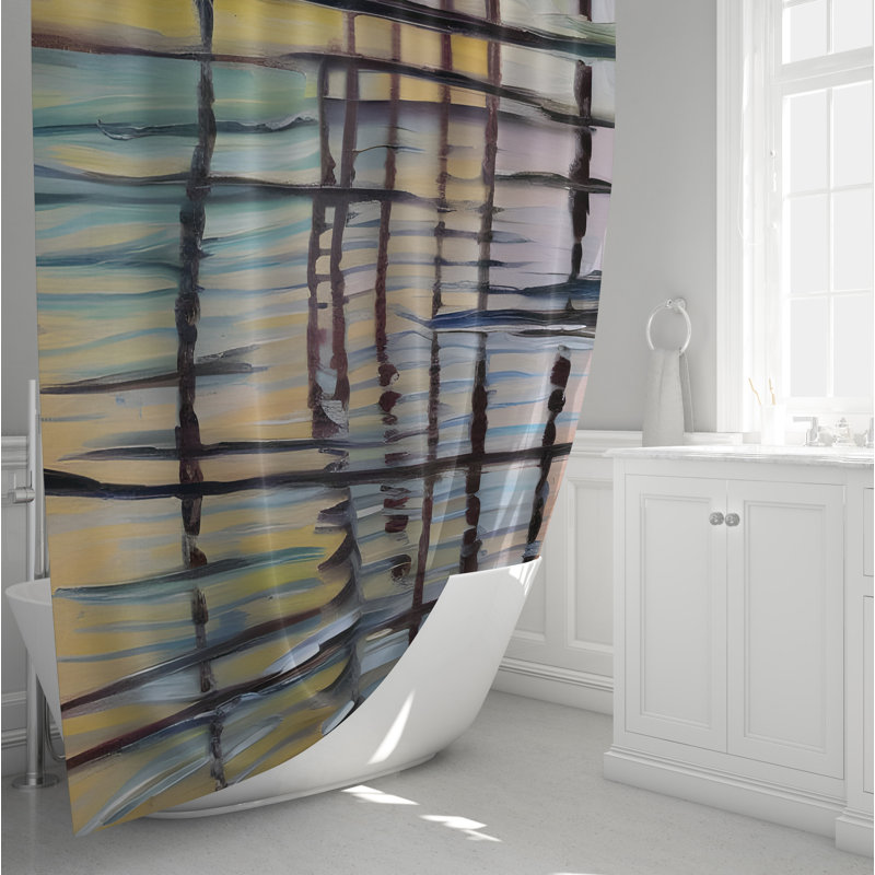 Rideau de douche Allesia, H 72 po x l 70 po