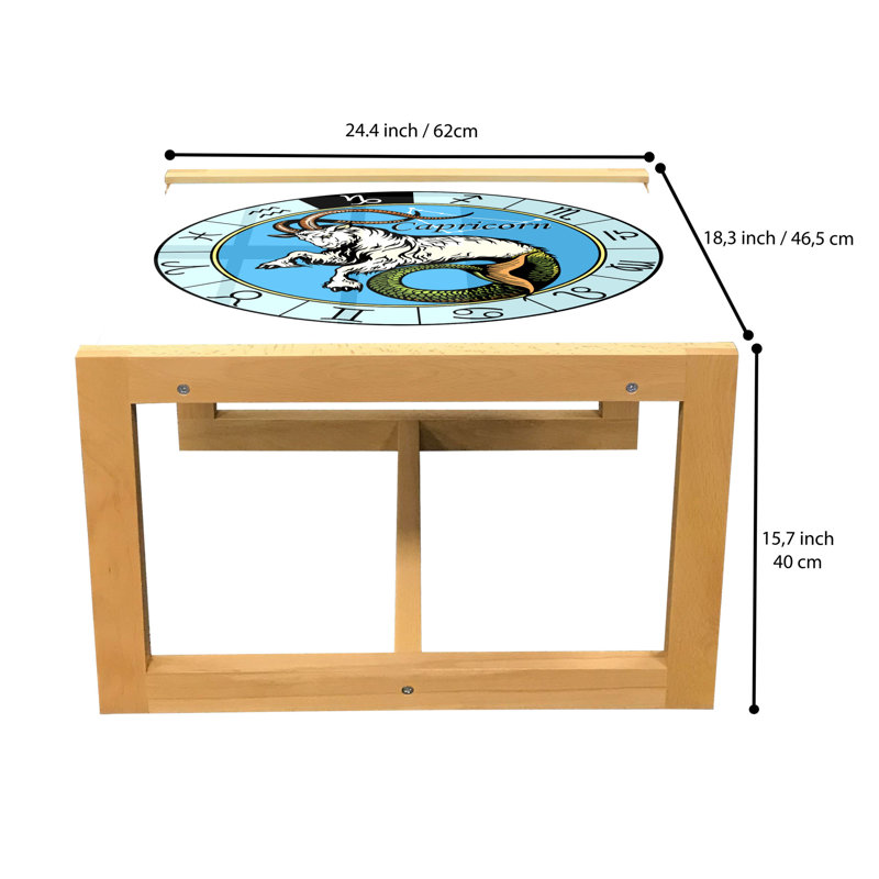 Ineva Sled Coffee Table, 40cm H x 46.5cm W x 62cm D