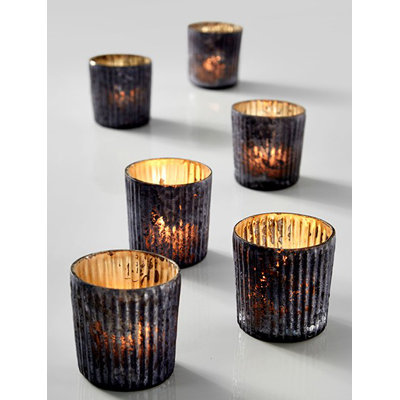 2.5 " Glass Votive Set of 6
