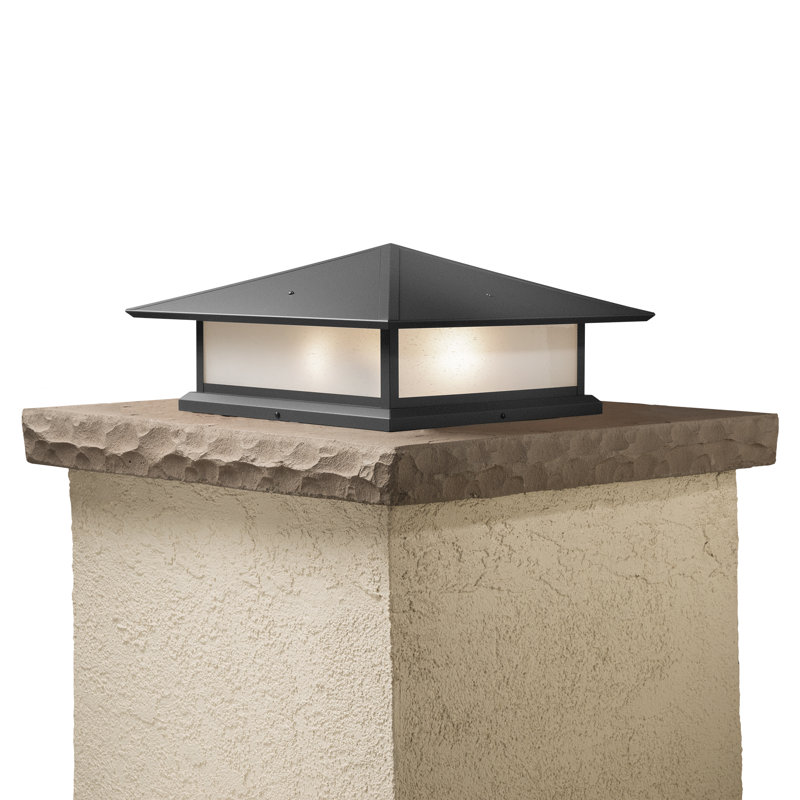 Luminaire suspendu à 1 lumière Abston, Granuleux givré, Noir texturé, H 6,75 po x l 12 po x P 12 po