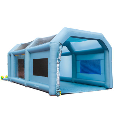 Cabine de peinture gonflable, cabine de pulvérisation gonflable, puissants souffleurs de 750 W + 950 W