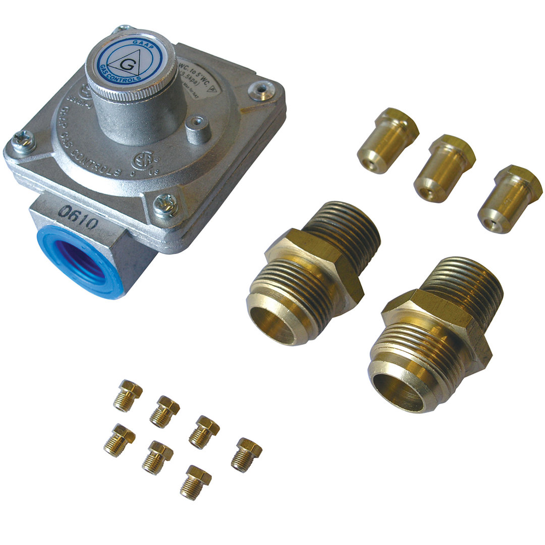 Cal Flame 2.75'' W x 4'' D Metal Natural Gas Conversion Kit Cal Flame