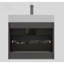 Meuble-lavabo mural 24 po avec lavabo, grand meuble-lavabo flottant mural pour salle de bain moderne, lavabo blanc une pièce sans drain ni robinet, pré-assemblé-1315285651
