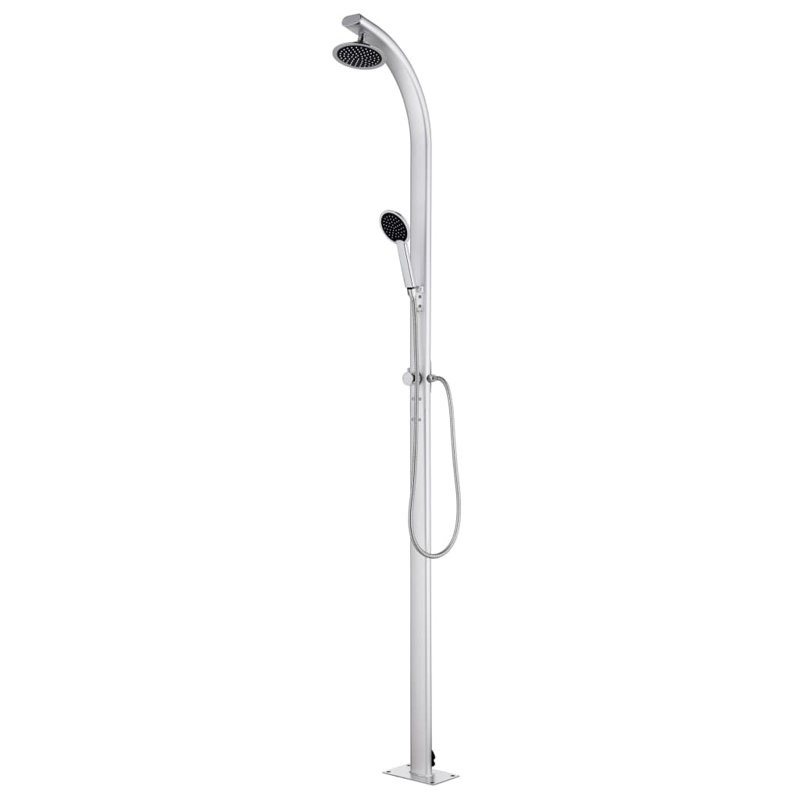 215cm H Metal Freestanding Outdoor Shower