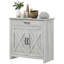 Armoire de rangement, gris pierre avec tiroir et tablette réglable - idéale pour le salon, le vestibule, l'organisation de la cuisine