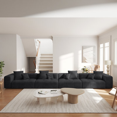 Canapé modulaire en tissu 3 pièces Kay Crumley