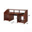 Bureau de musique Cherry Finish