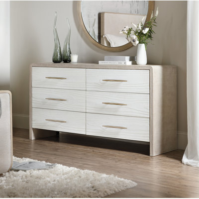 Cascade 6 Drawer Double Dresser