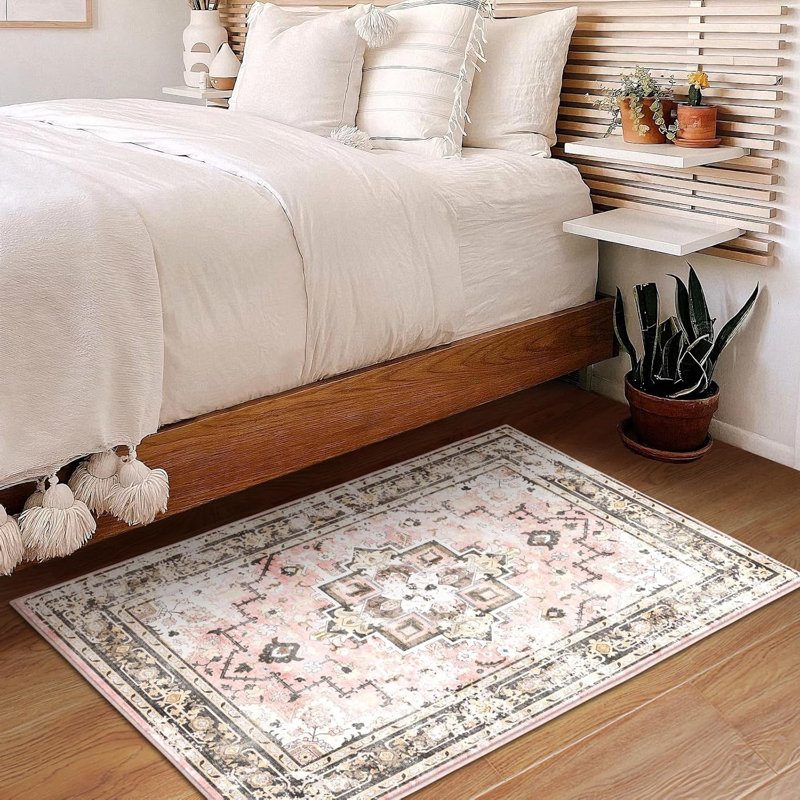 Floral 60cm X 90cm Area Rug