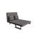 46" Wide Folding Sofa Bed 5-in-1 Convertible Chair For Two - 5-position Adjustable Backrest With Pillow, Space-saving Sleeper For Living Room, Bedroom & Office (71.6"w X 46"d)-11014701