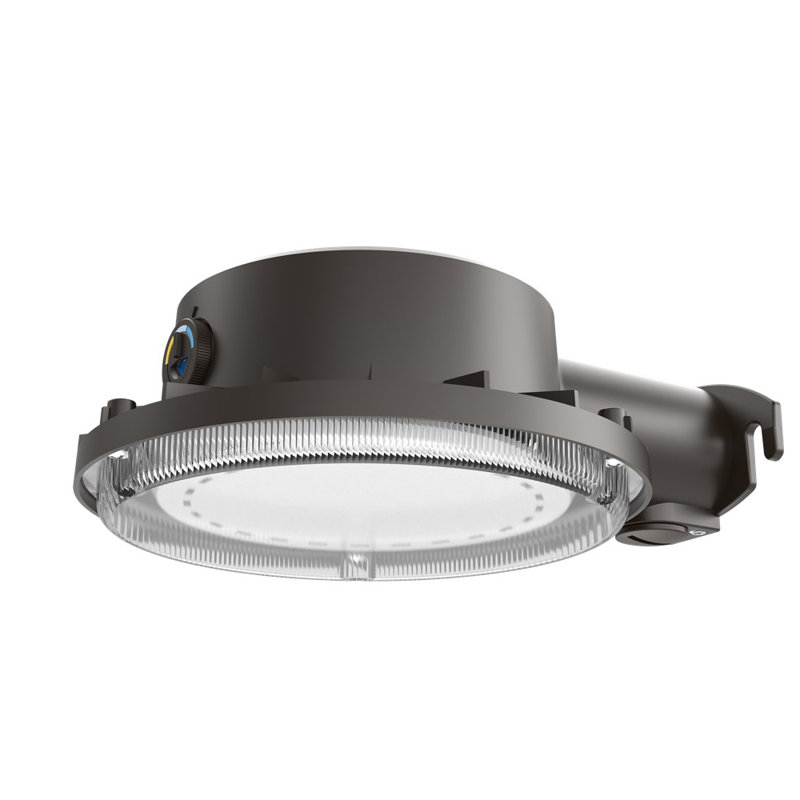 Dark Bronze Aluminum Outdoor LED Security Light with Photocell