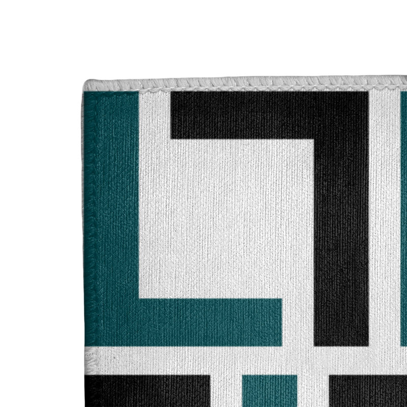 Geometric Indoor Rug, Rectangle 8' x 10'