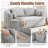 Compact Gray Chenille Sofas Couch For Modern Living Space