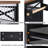 46.5'' Farmhouse Style Rolling Kitchen Island With Beaded Pendant, Electrical Outlet, With Folding Blade For Kitchen, Dining Room-675697107