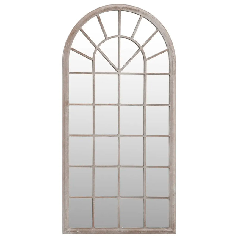 Morin Metal Flat Wall Mirror, Sand