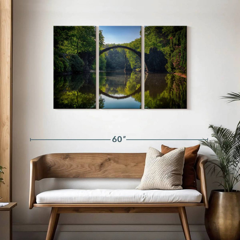 Lilie Bridge Reflection, H 28 po x l 45 po
