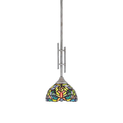 Uptowne 1 - Light Silver Shaded Pendant