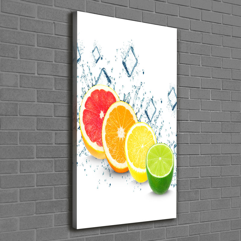 Citrus Fruits - Wrapped Canvas Print