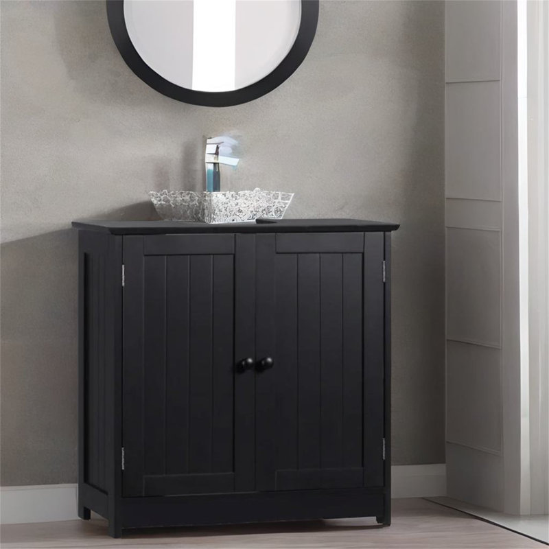 23.5'' Single Bathroom Vanity Base Only, Black
