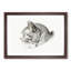 Cat Illustration by Jean Bernard - Picture Frame Graphic Art Print-55513671-55513672