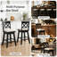 Tabouret de bar en bois massif Modern Farmhouse-1356897026-1356897053