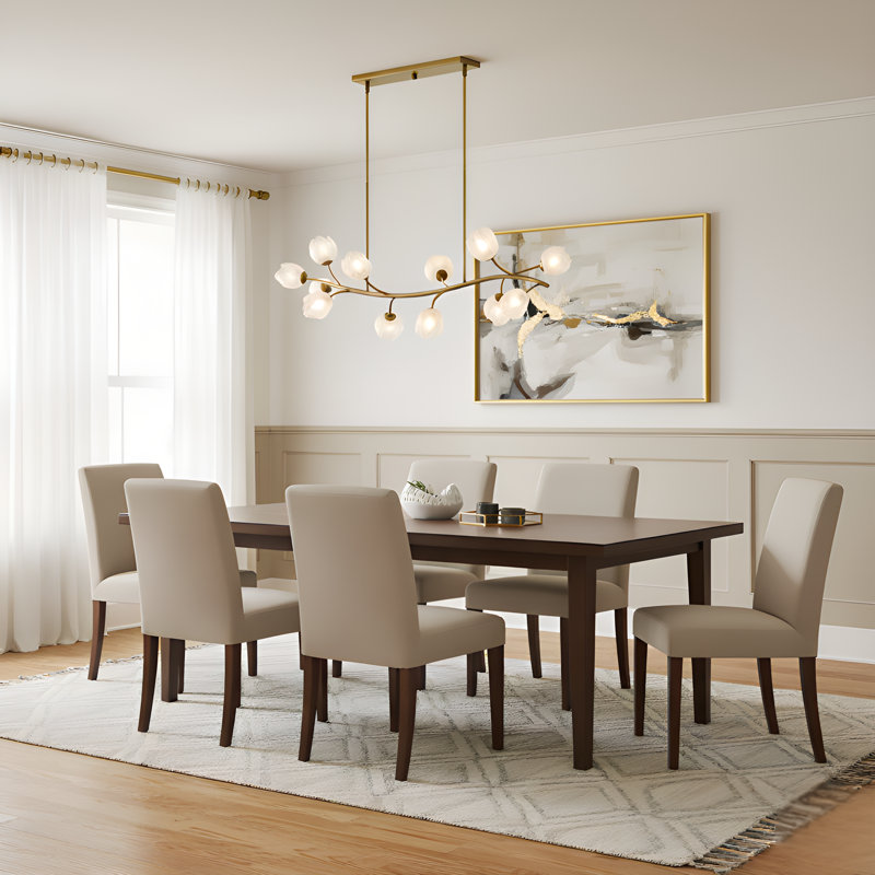 Walker 10-Light Vintage Brass Island Light