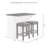 Jorianna Solid Wood Top Kitchen Island