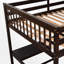 Lit mezzanine avec bureau intégré et tablettes-113752952-113752953