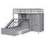 Birchra Modern Elegance Bunk Bed with Hydraulic Storage and Built-In Wardrobe