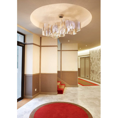 Lustre géométrique unique à 5 lumières Nuage