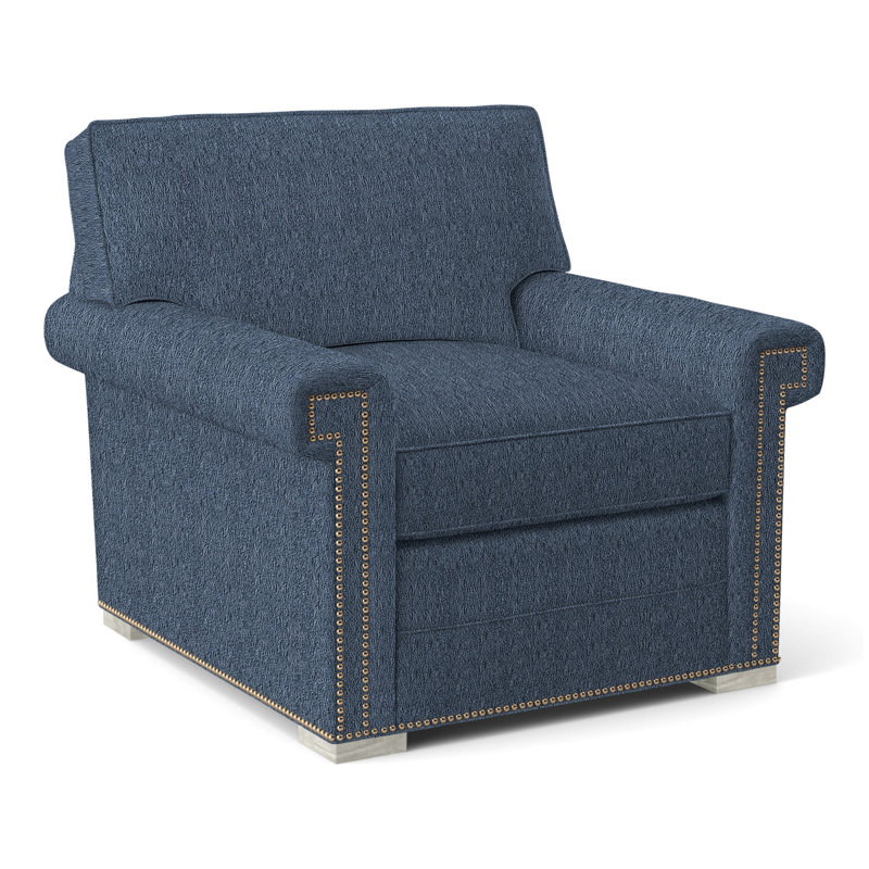 Fauteuil 36 po Davidson, Oui, Bleu Navada, Wrenn