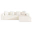 Canapé modulaire Orin avec mousse à mémoire de forme très élastique et velours côtelé résistant aux taches-242662558
