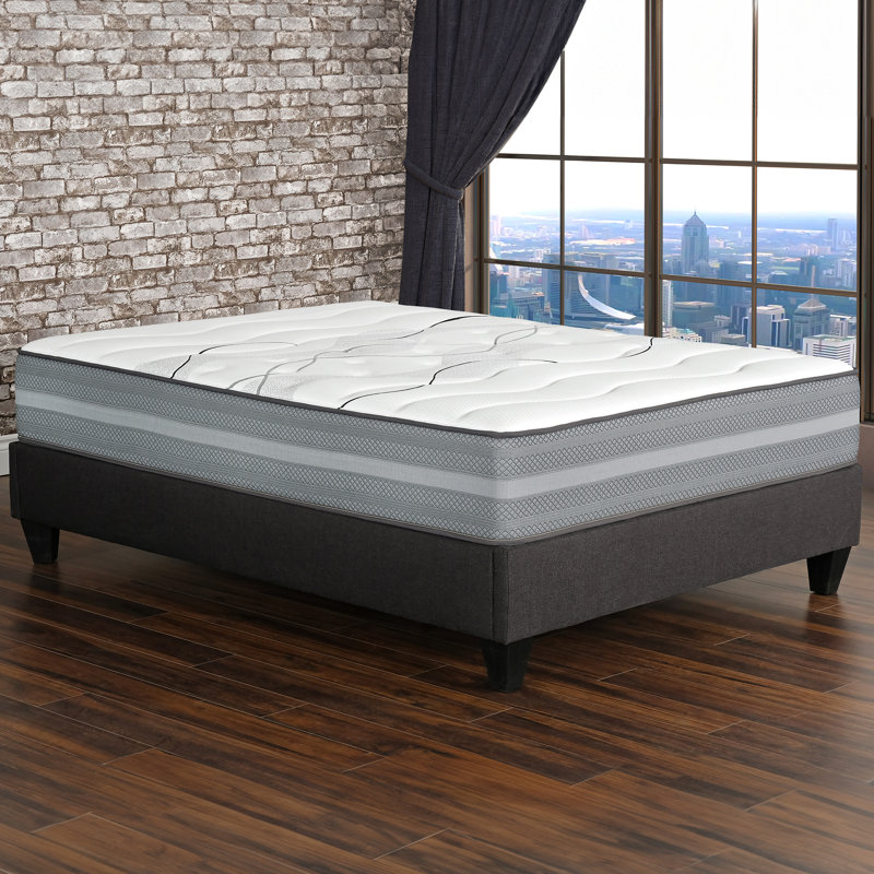Matelas hybride à ressorts ensachés 10 po Alshabazz