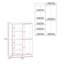 White 2-Door Wardrobe With Open Storage