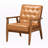 Faux Leather Accent Chair