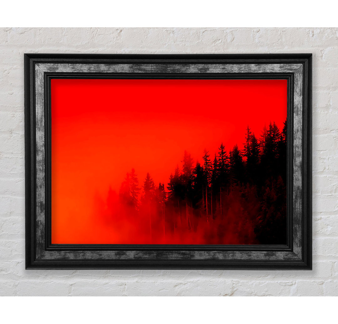 Red Mist Woodland - Druck