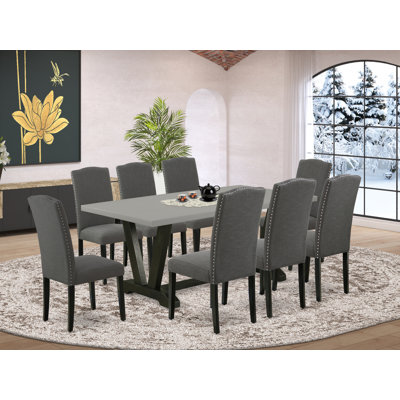 Concordia Rubberwood Solid Wood Dining Set