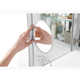 Verdera® Aluminum Medicine Cabinet with Adjustable Magnifying Mirror and Slow-Close Door