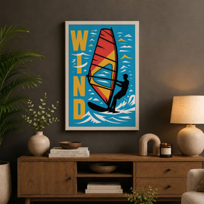 Wind Rider Modern - Wrapped Canvas