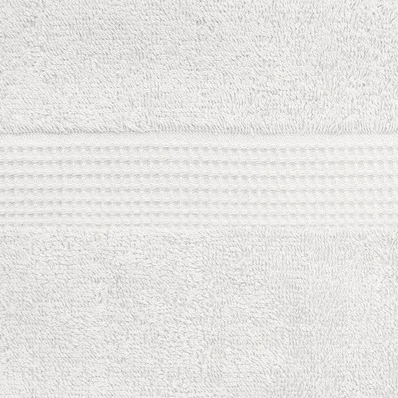 Peryl Hand Towel Super Absorbent 550 gsm Luxury Egyptian-Quality Cotton 50x85, White