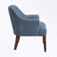 Chaise d'appoint avec dossier capitonné et pieds robustes-128187989
