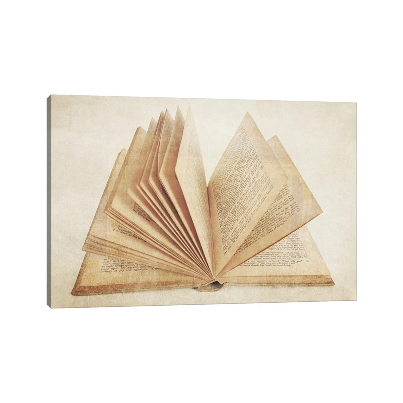 Open Book - Print on Canvas, Wrapped Canvas, 101.6 cm H x 66.04 cm W x 1.91 cm D