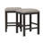Cotaco 3 - Person Solid Wood Top Four Leg Base Dining Set